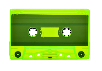 Fluo Green Cassette Shell Tab Out